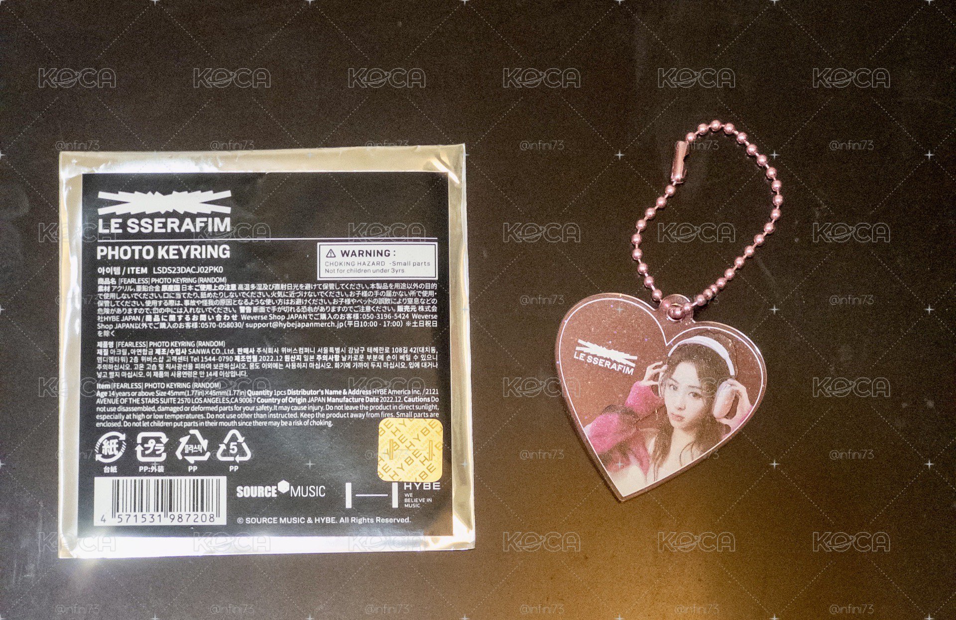 YUNJIN允真 FEARLESS JP 鑰匙圈吊飾 PHOTO KEYRING