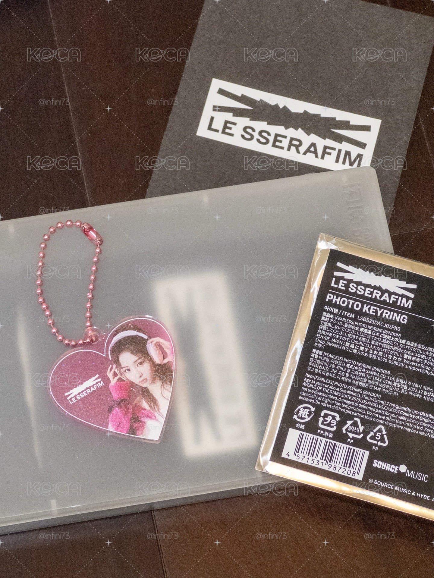 YUNJIN允真 FEARLESS JP 鑰匙圈吊飾 PHOTO KEYRING