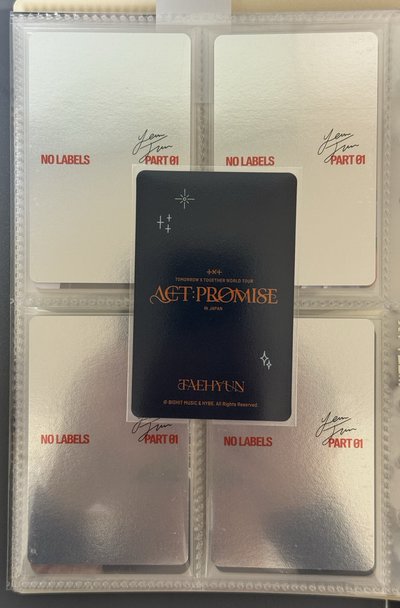 TXT P席小卡 姜太顯