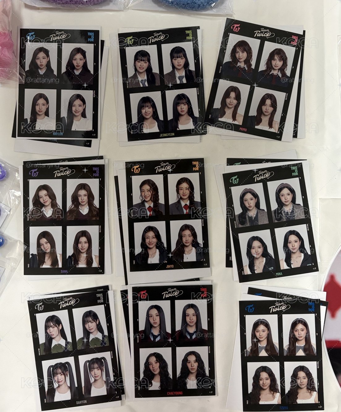 現貨｜TWICE 新國立 人生四格貼