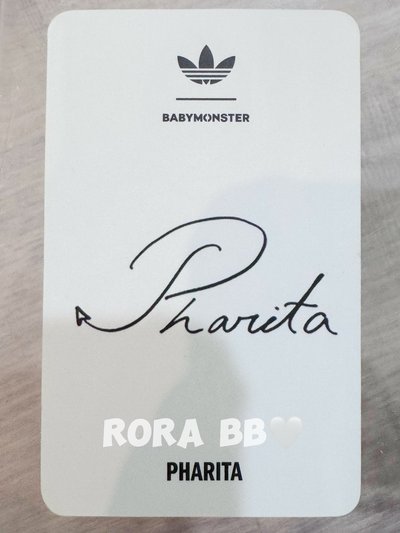 競標 🩵BABYMONSTER PHARITA 愛迪達代言卡