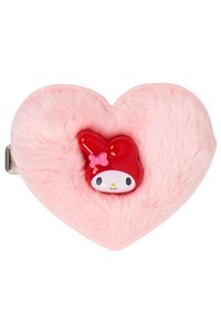 心動色彩系列 髮夾 粉底愛心形 美樂蒂