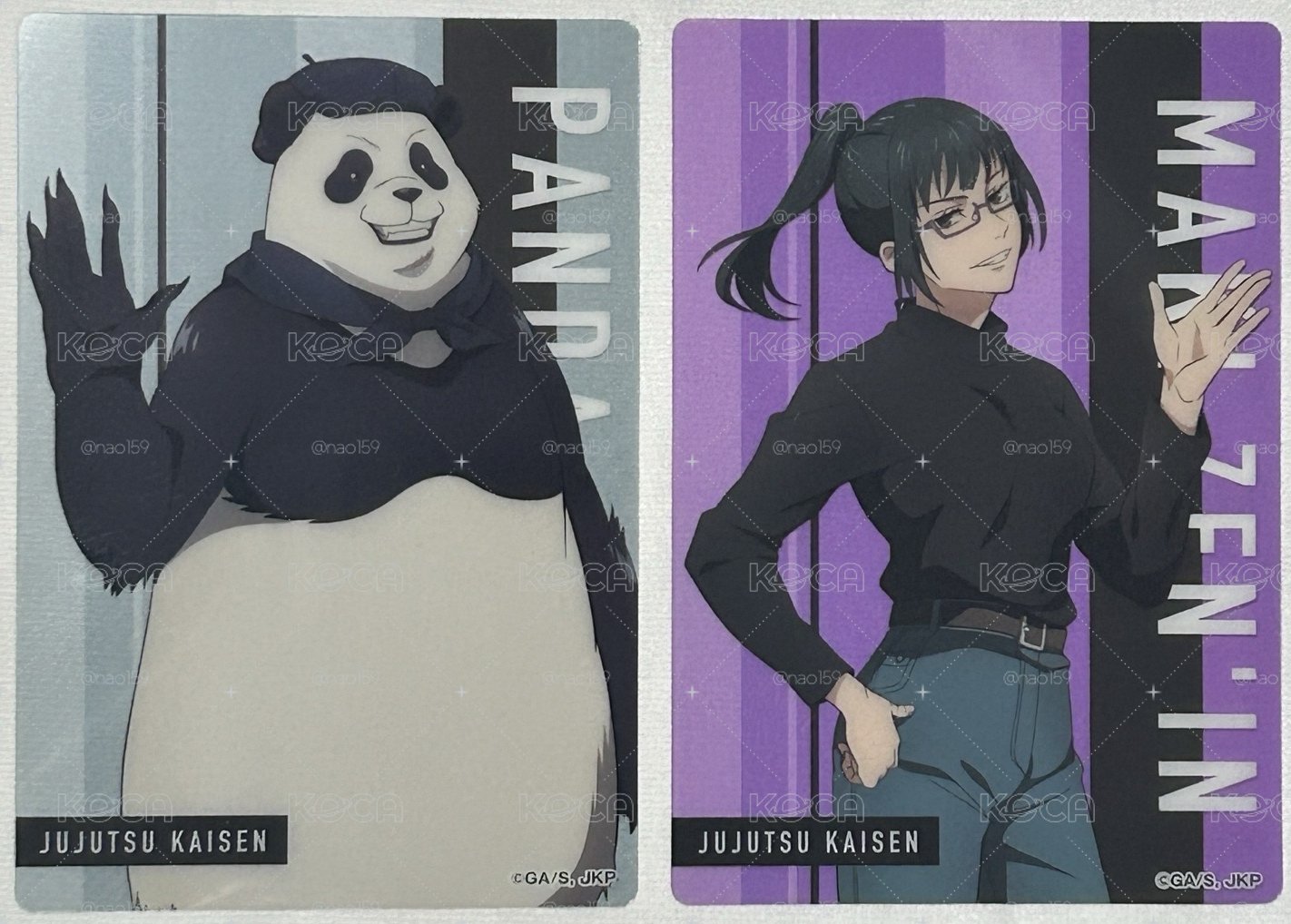 咒術迴戰 私服透卡 熊貓+真希