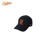 【MIZUNO 美津濃】UL休閒老帽_黑橘