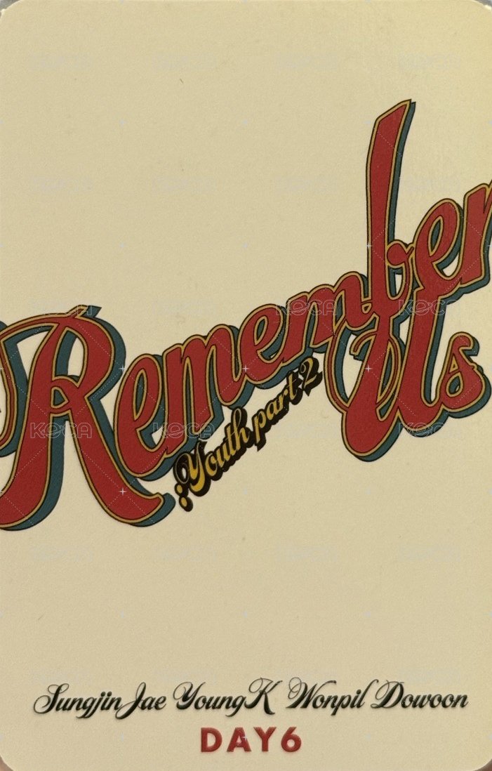 迷四 專輯卡  背面