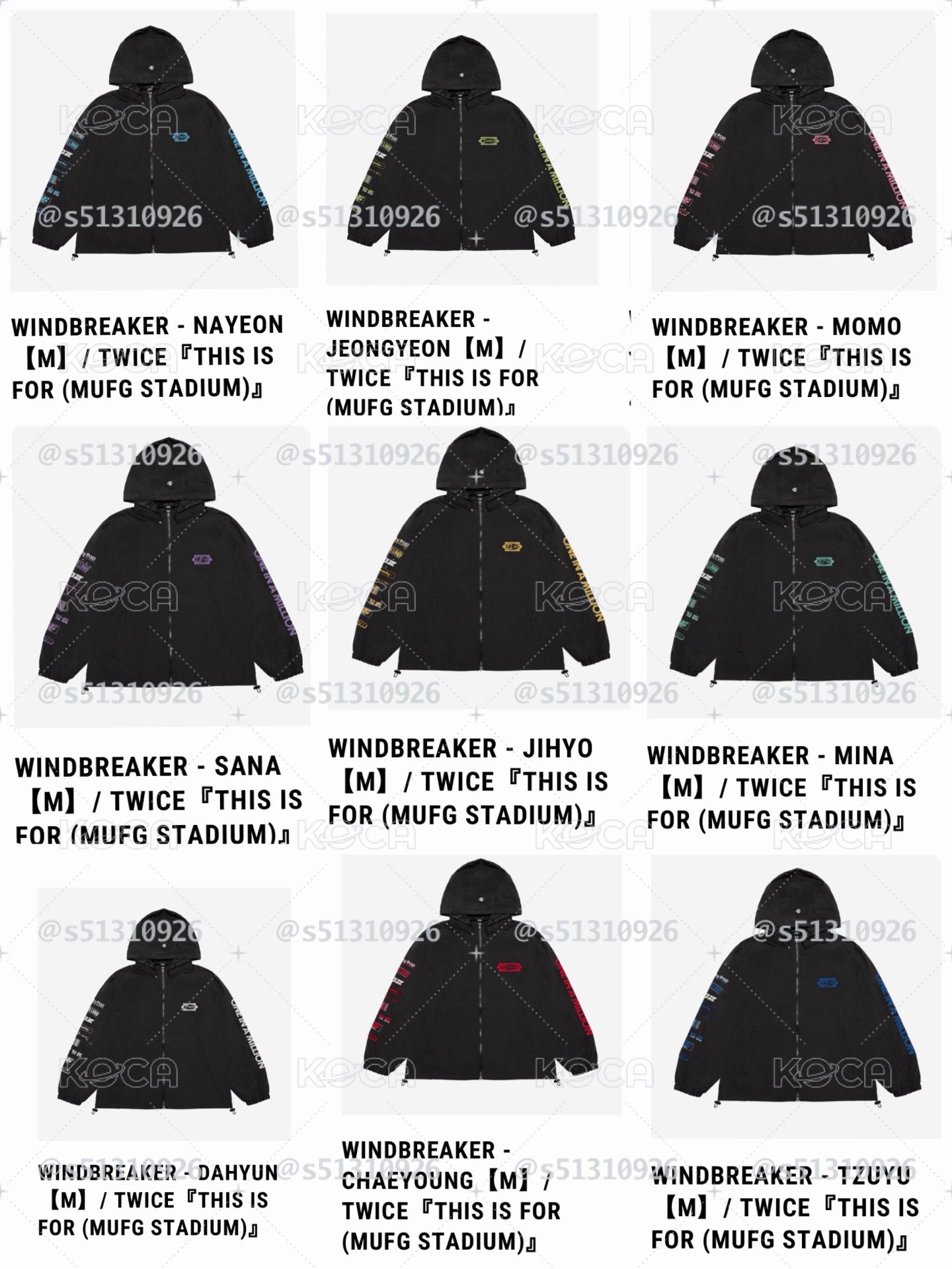 預購 TWICE 新國立 風衣外套 娜璉 定延 momo sana 志效 mina 多賢 彩瑛 子瑜