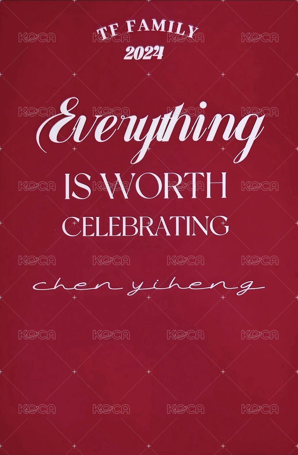 2024年台曆《最小的事》 年曆卡 毛衣嘟嘴哼 背面