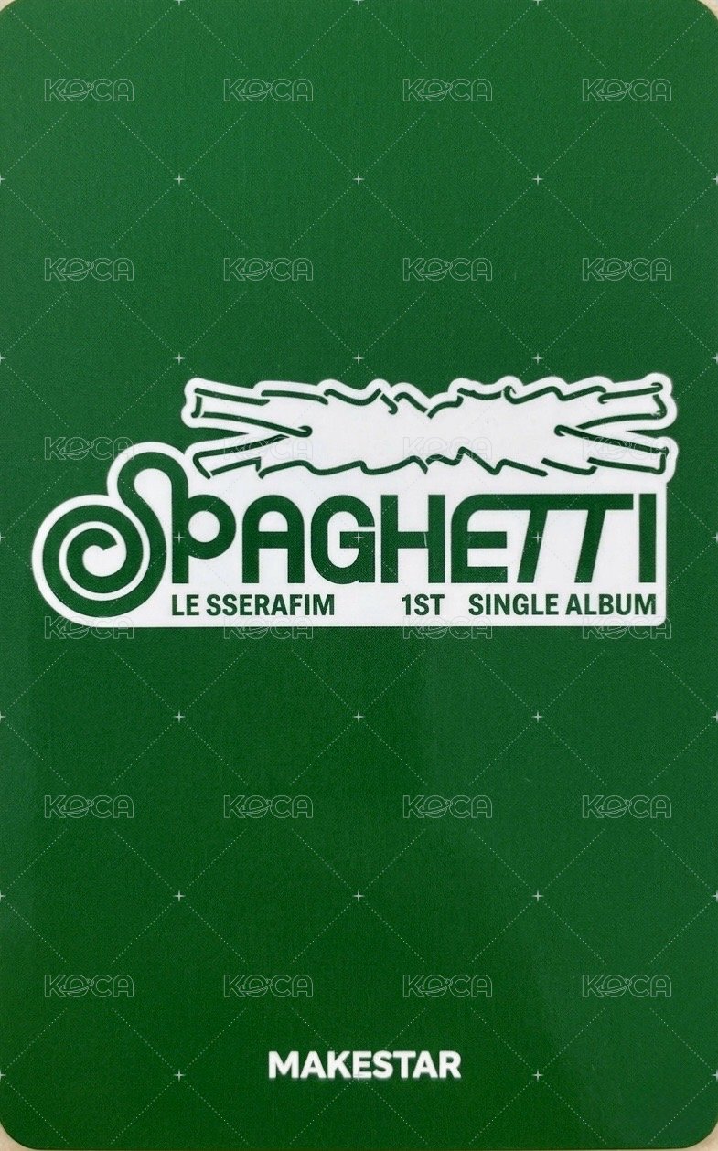 SPAGHETTI ms 簽售卡 台北合照 背面