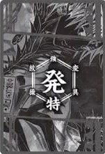 獵人數據卡 第二彈 數據卡 念能力卡 背面