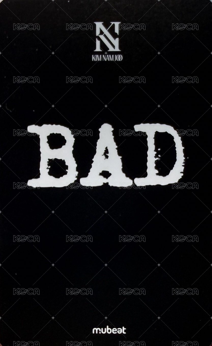 BAD mb 線上 簽售卡  背面