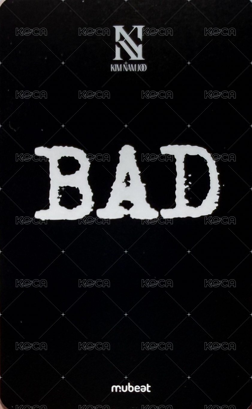 BAD mb 線上 簽售卡  背面