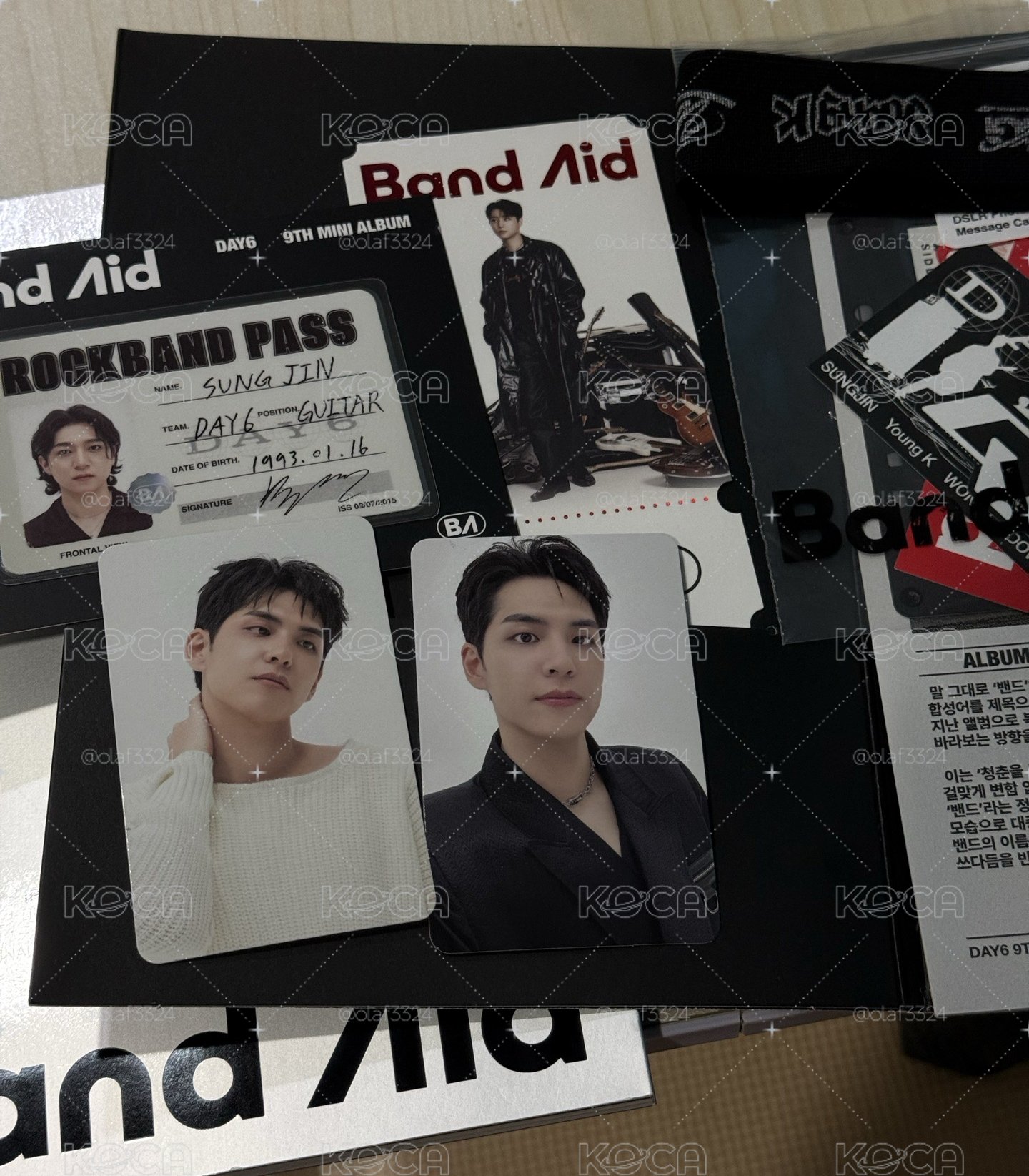 迷九《Band Aid》拆封全專