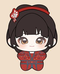 毛絨掛件樊長玉嫁衣款