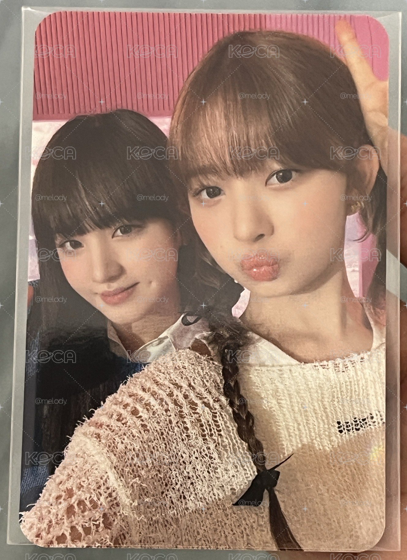 怜栗雙人卡 彩鈴抽選卡 ive rei liz