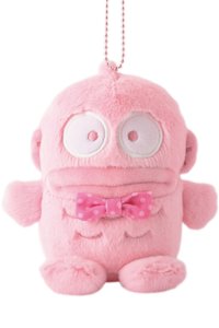 KTS 吊娃 醜魚漢頓 彩色毛絨吊飾 粉色