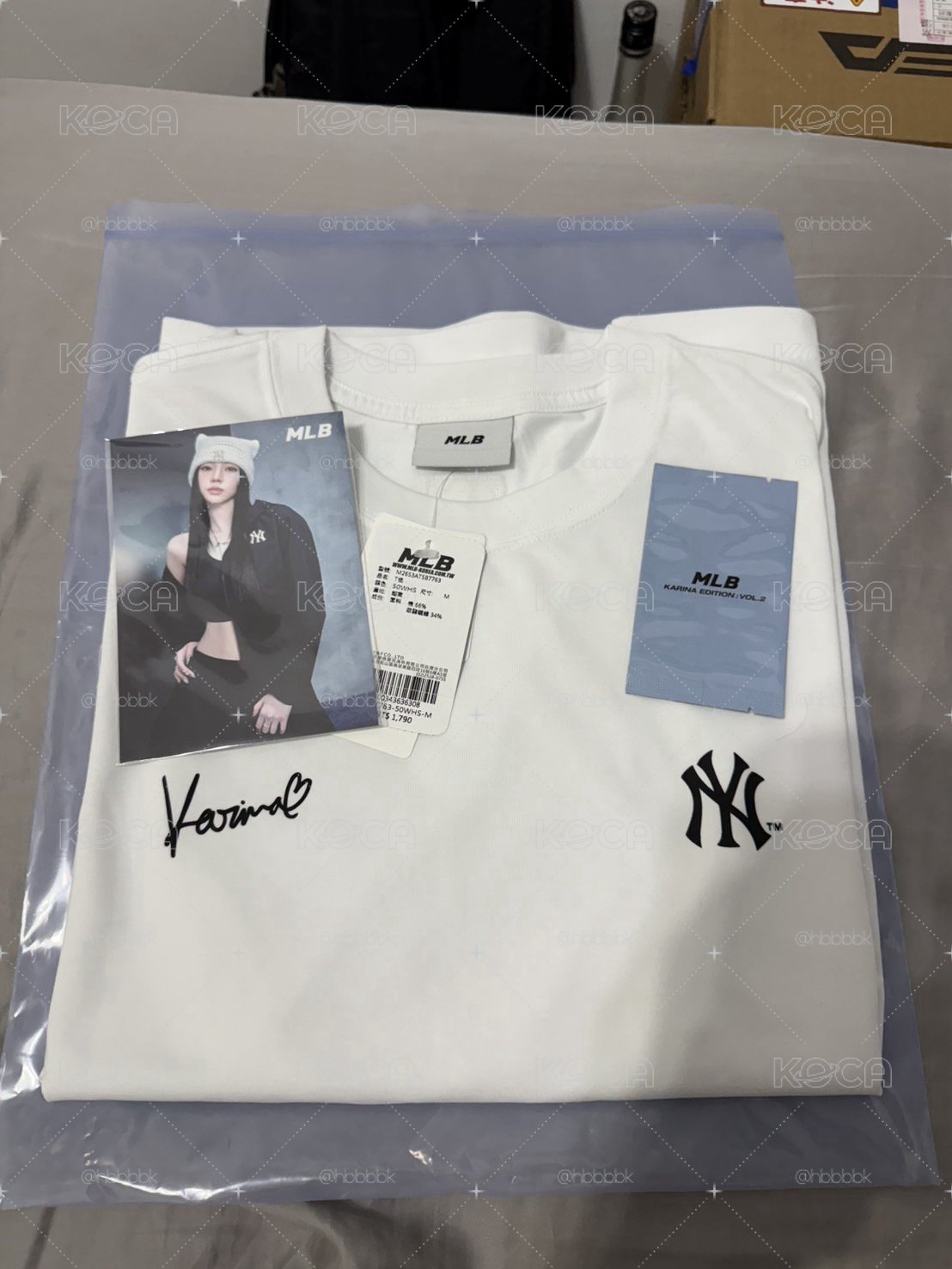 karina mlb tshirt 白M