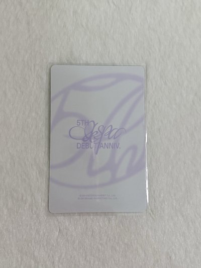 五週年 周邊卡 相機卡 冬