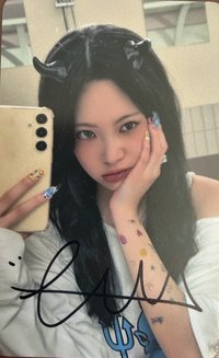 CRAZY 日咖 簽名卡 對鏡