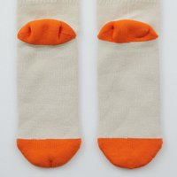 【faam】猛獅聯名刺繡襪_橘