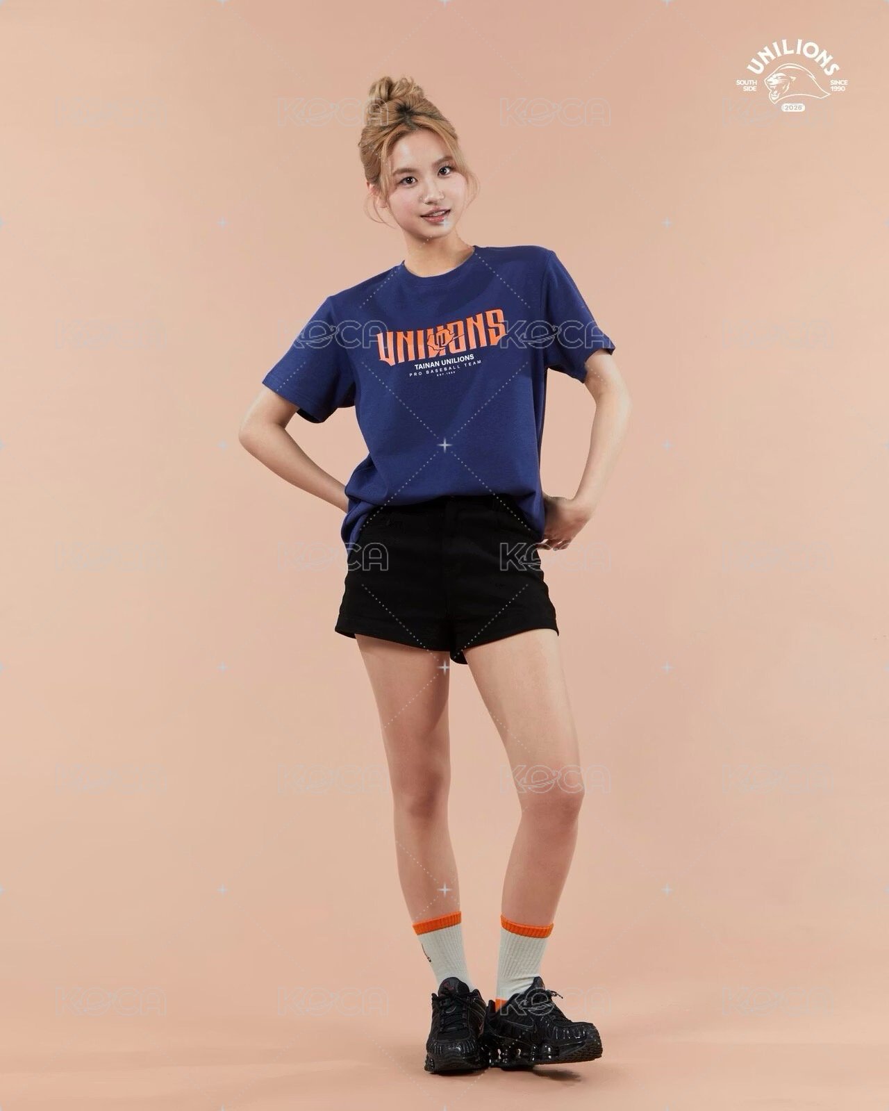 UNILIONS 2026 SS Logo TEE_深藍