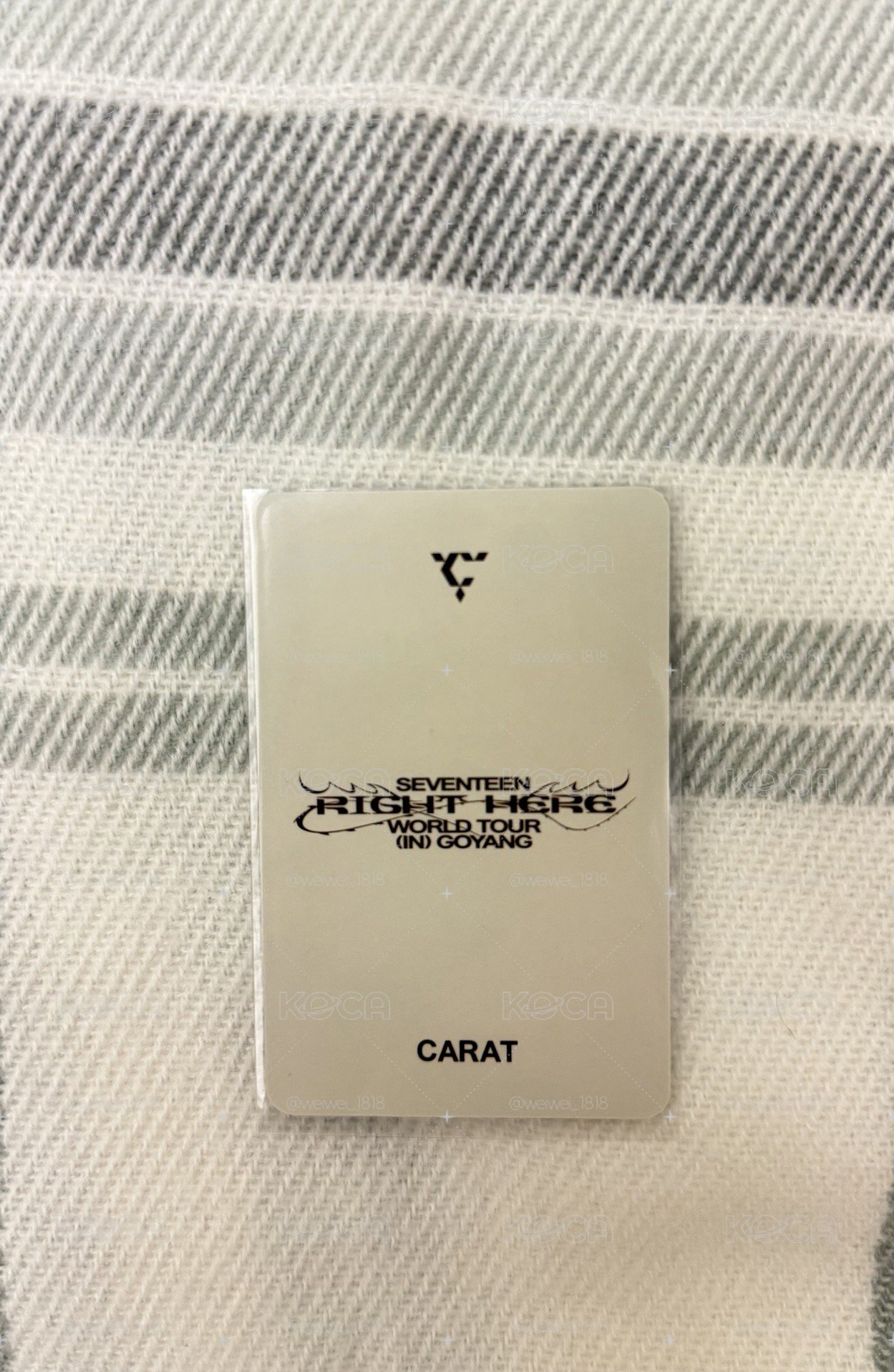 SEVENTEEN 淨漢 right here 克拉粽 高陽卡背