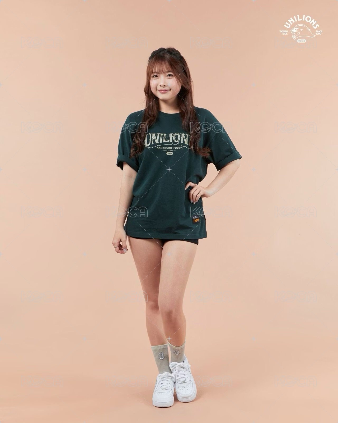 UNILIONS 2026 SS 落肩TEE_深綠