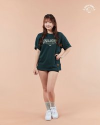 UNILIONS 2026 SS 落肩TEE_深綠