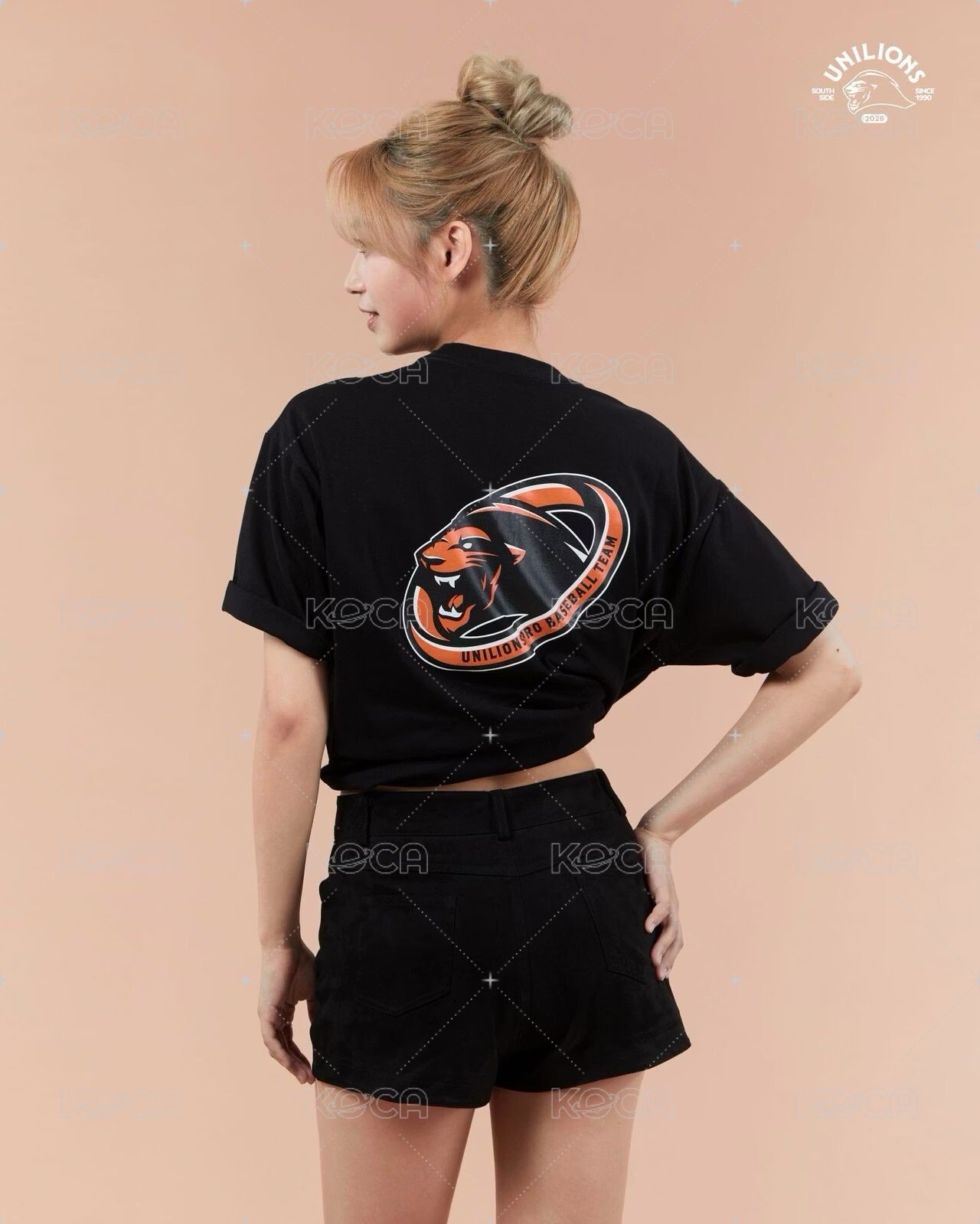 UNILIONS 2026 SS 落肩TEE_黑