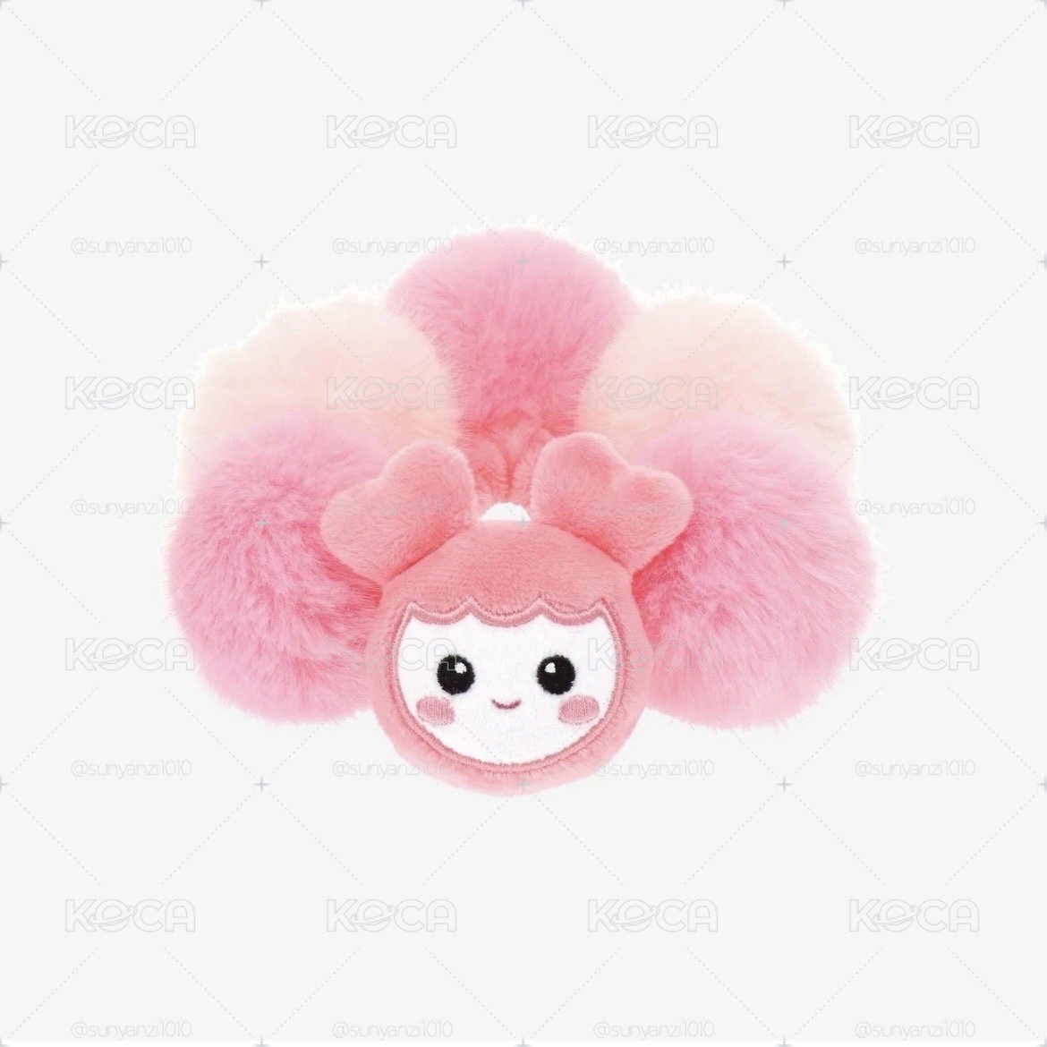 MOMO 桃 新國立 髮圈 手燈圈 毛絨髮套 MOVELY 髮飾