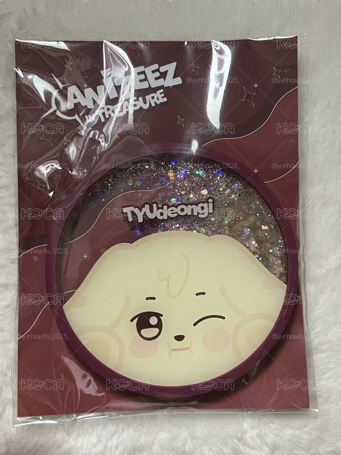 ANITEEZ IN TREASURE 潤杯墊（無小卡）（需綁150）