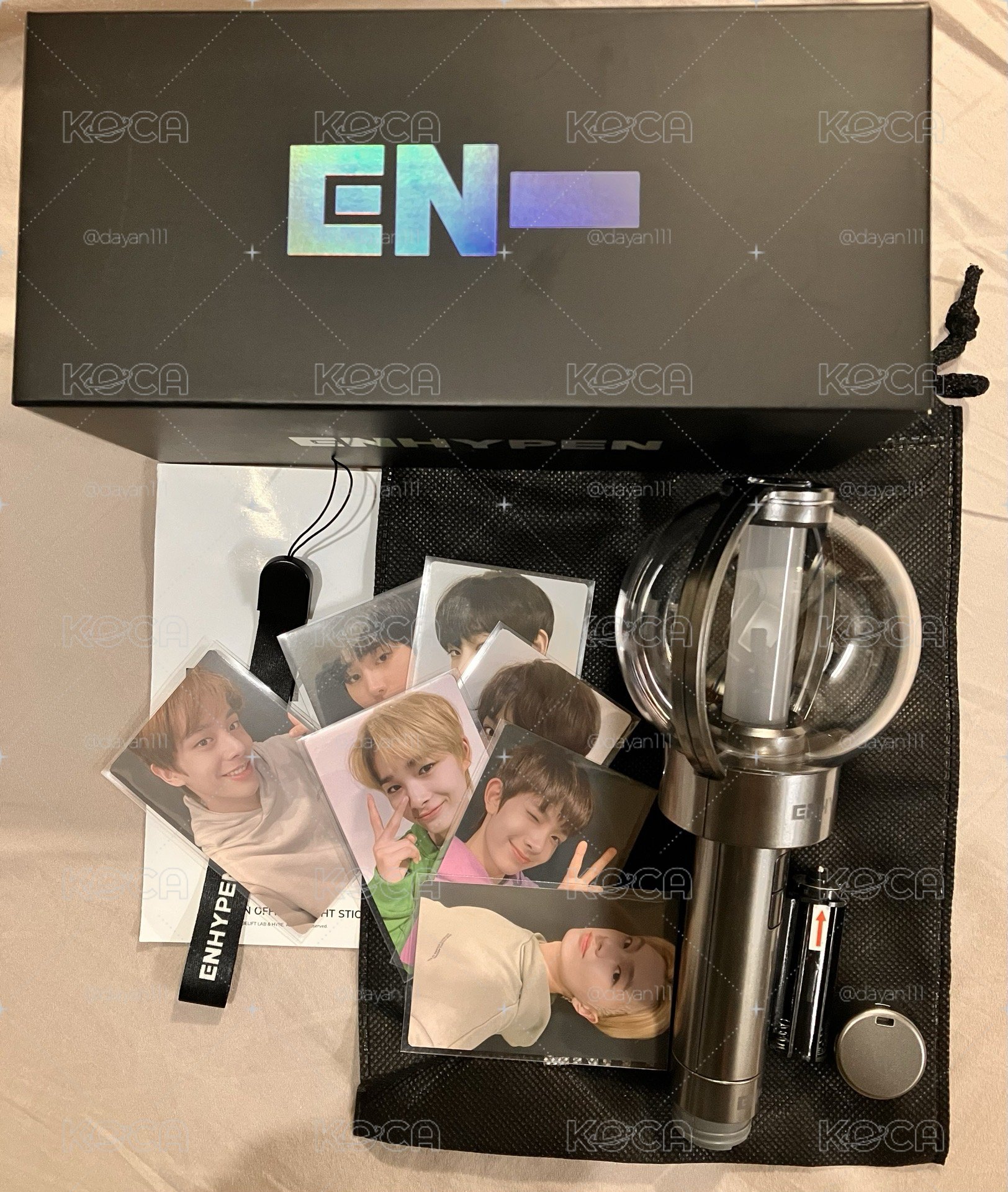 EN- ENHYPEN 一代應援棒 很新 含小卡