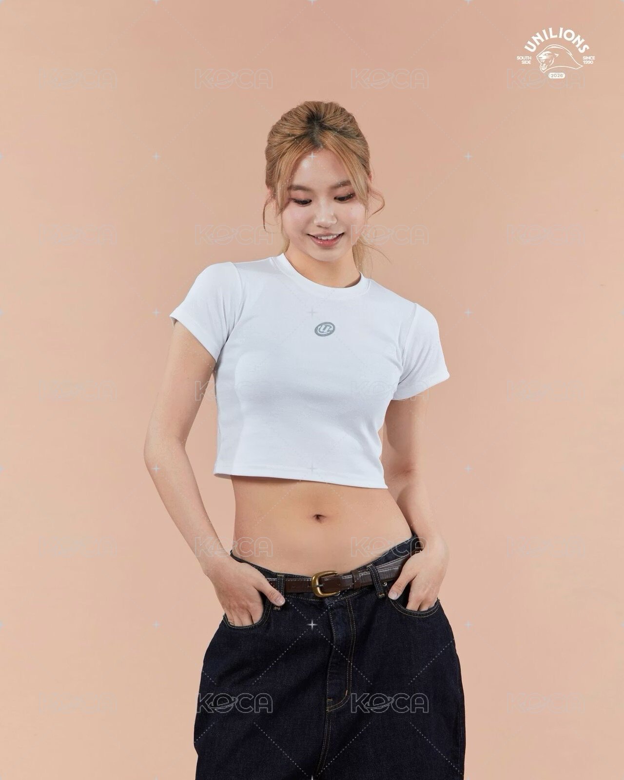 UNILIONS 2026 SS女版合身TEE_牙白