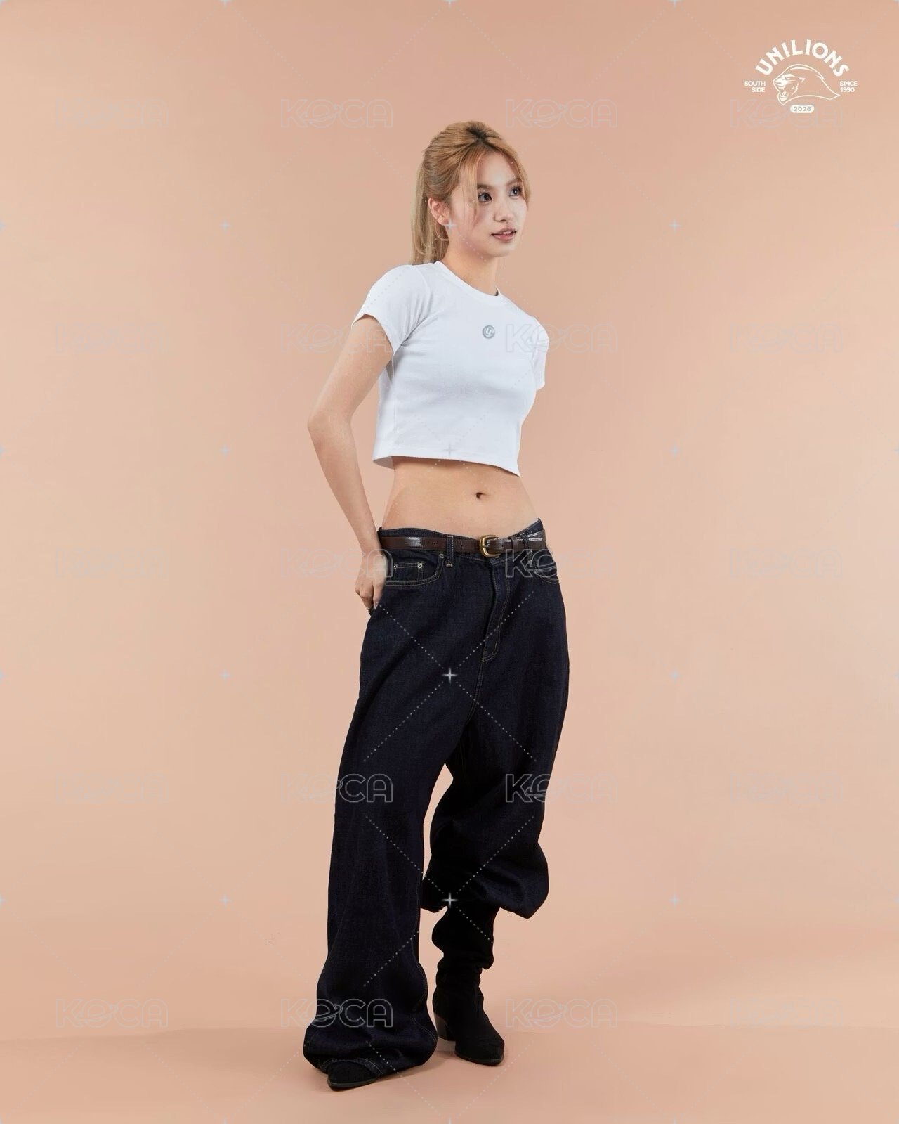 UNILIONS 2026 SS女版合身TEE_牙白