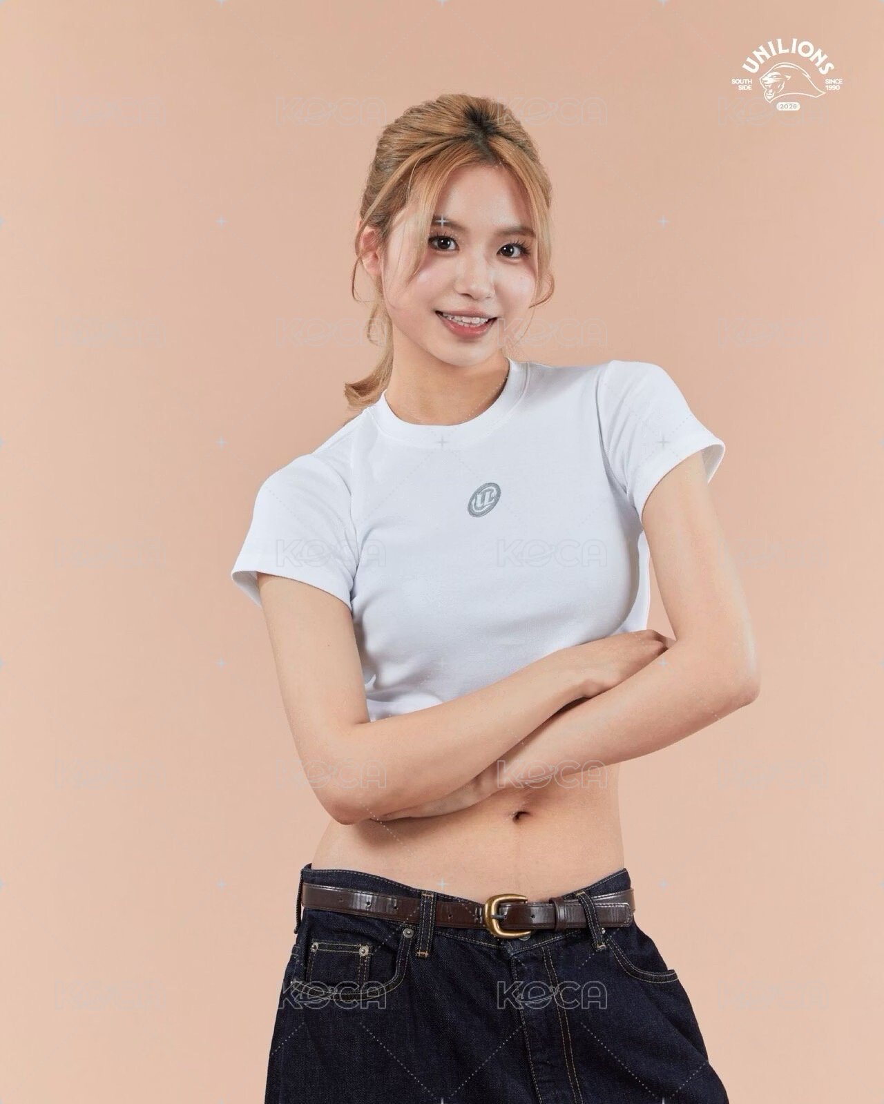 UNILIONS 2026 SS女版合身TEE_牙白