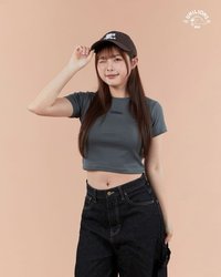 UNILIONS 2026 SS女版合身TEE_鐵灰
