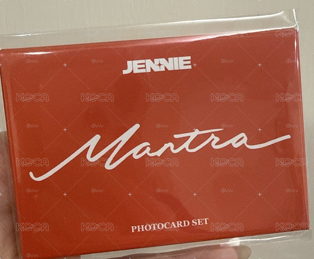 全新-Jennie mantra fansale小卡組