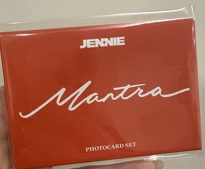 全新-Jennie mantra fansale小卡組