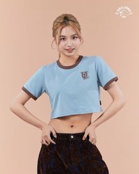 UNILIONS 2026 SS女版短TEE_霧藍