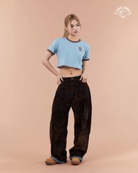 UNILIONS 2026 SS女版短TEE_霧藍