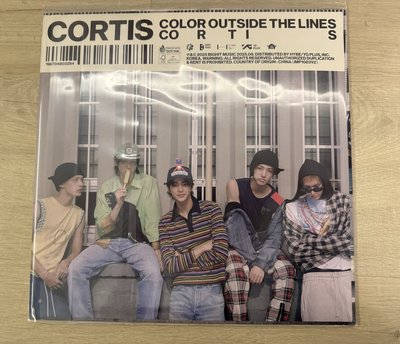 cortis color ouside the lines 美版黑膠 彩膠（全新未拆封）