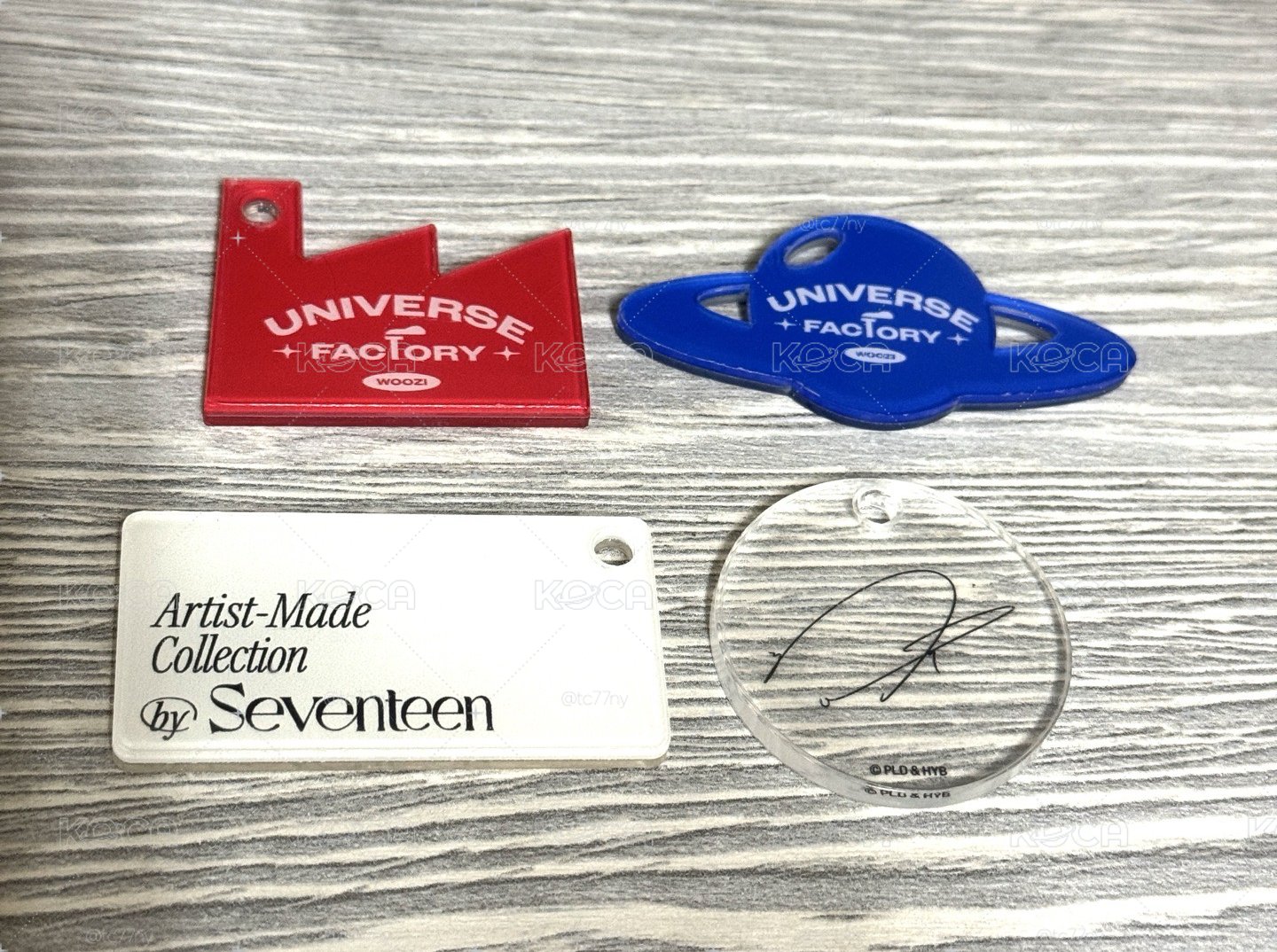 artist made快閃店 Woozi吊飾組