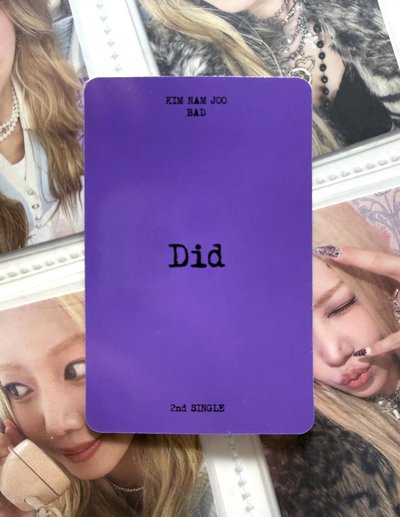 ❇️ BAD 專輯卡 金南珠