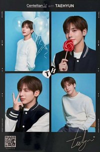 Centellian24+ x TAEHYUN 代言卡 Qoo特典 人生四格