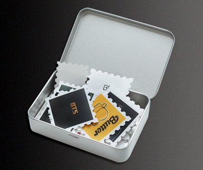 BTS 歷年專輯郵票貼紙SET