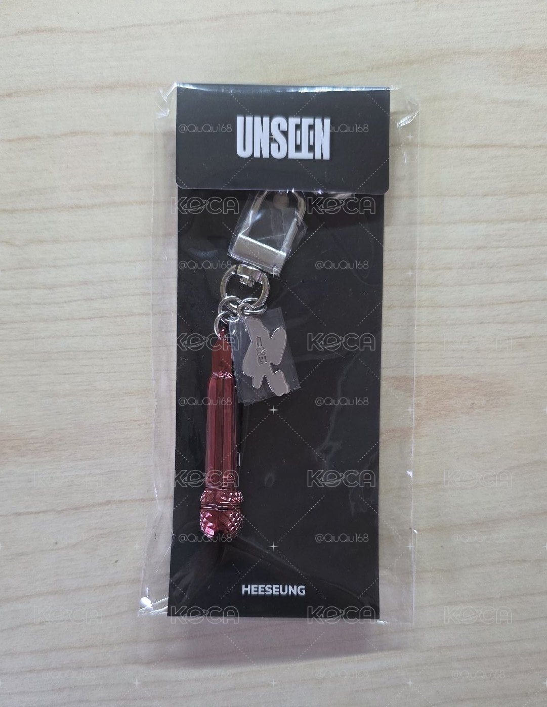 李羲承 unseen 麥克風吊飾