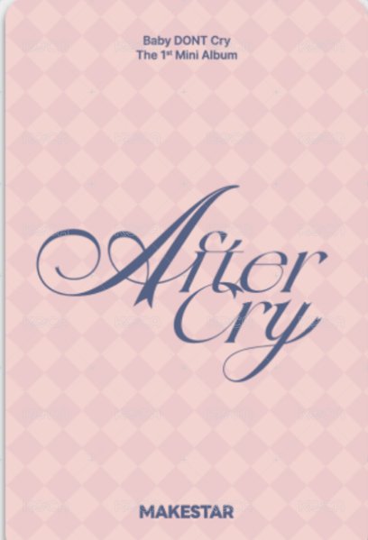 迷你一輯 ms 2.0 中簽 抽選卡  背面