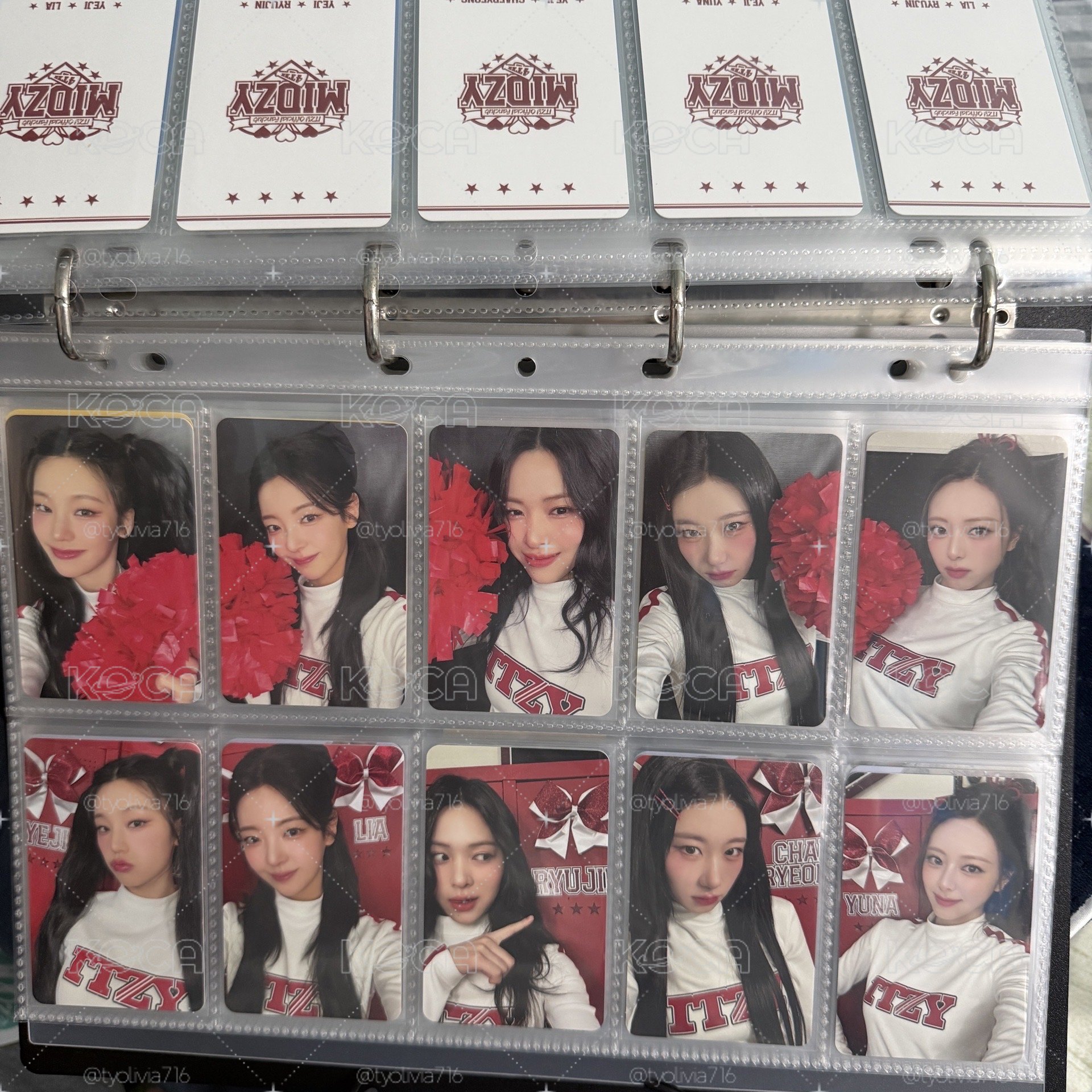 YEJIITZY OFFICIAL FANCLUB MIDZY 4TH GENERATION小卡】ITZY 四期會員