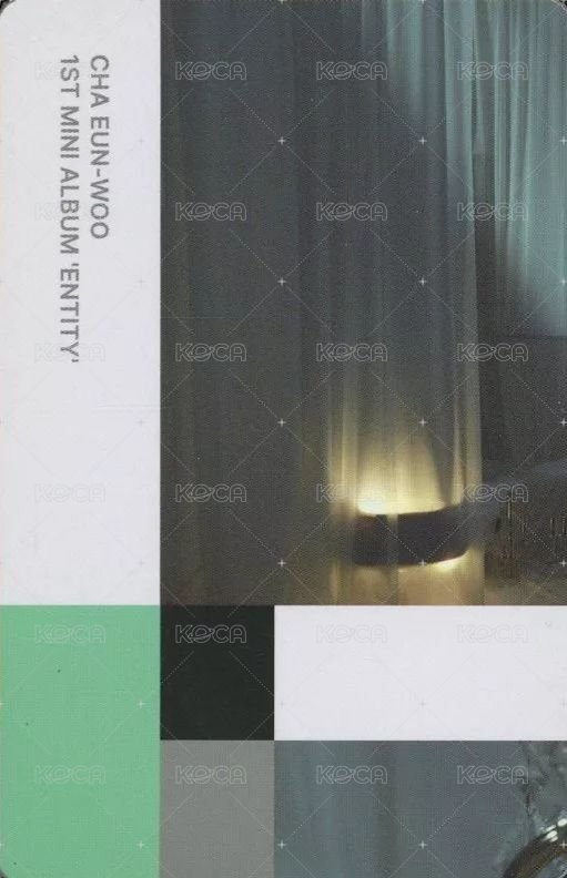ENTITY 專輯卡 EACH ver. 背面