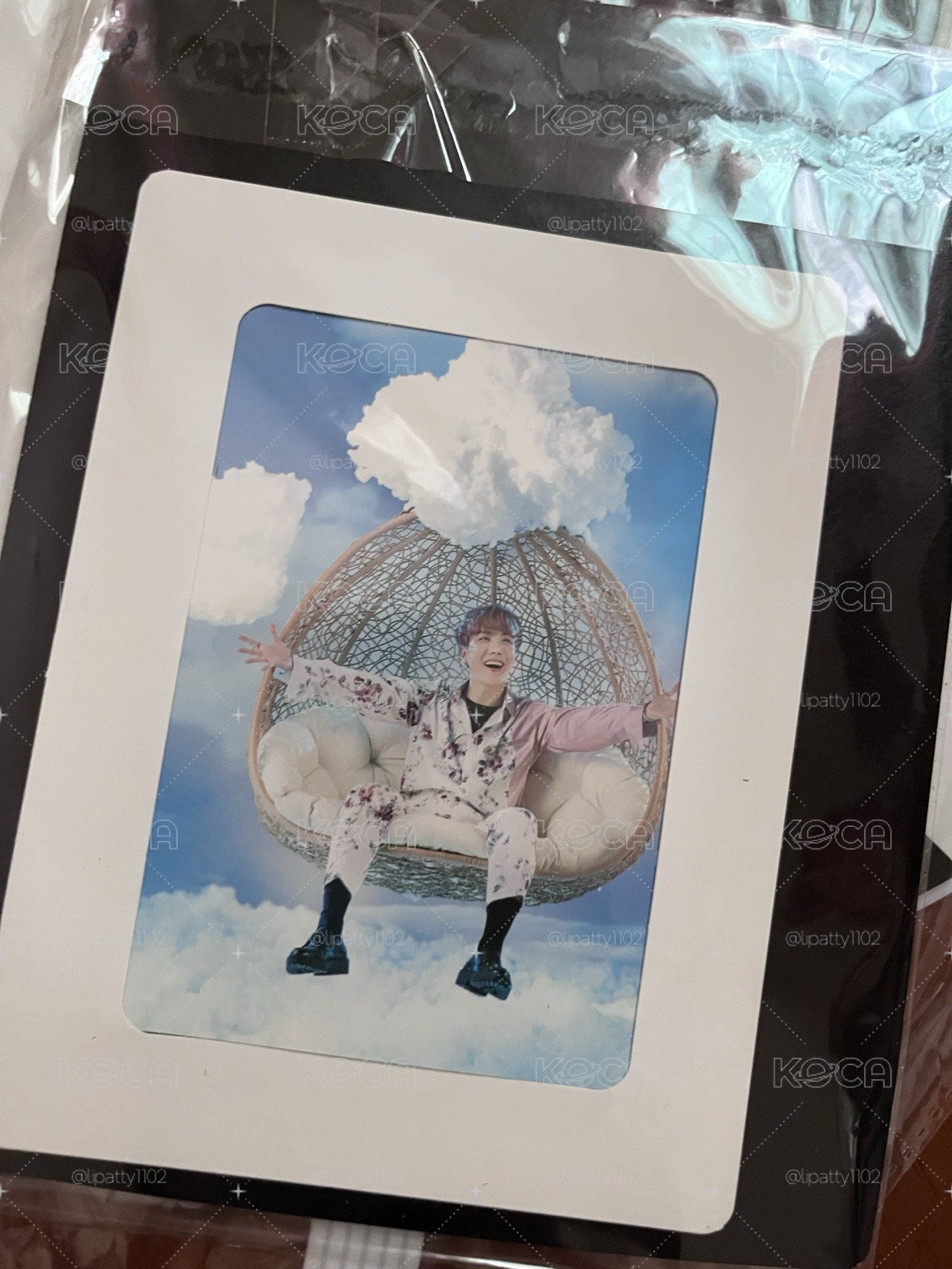 BTS wings tour 紙相框組
