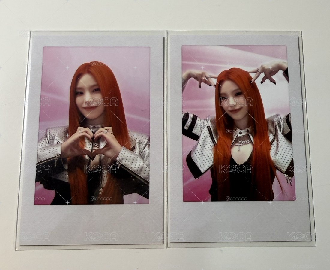 ITZY 禮志線下滿額拍立得一套